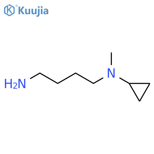 N-(4-aminobutyl)-N-methylcyclopropanamine structure