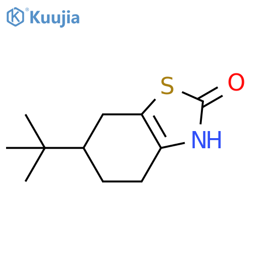 6-tert-butyl-2,3,4,5,6,7-hexahydro-1,3-benzothiazol-2-one structure