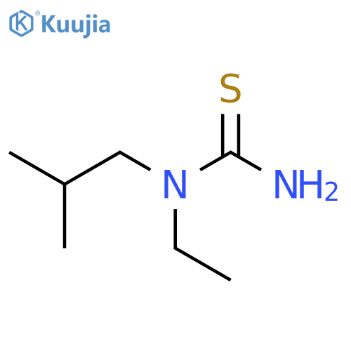 1-ethyl-1-(2-methylpropyl)thiourea structure