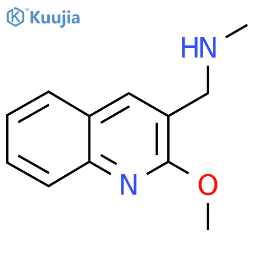 (2-methoxyquinolin-3-yl)methyl(methyl)amine structure