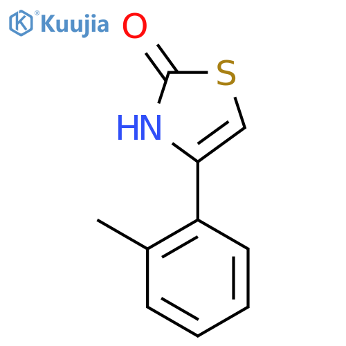4-(2-Methylphenyl)-2,3-dihydro-1,3-thiazol-2-one structure