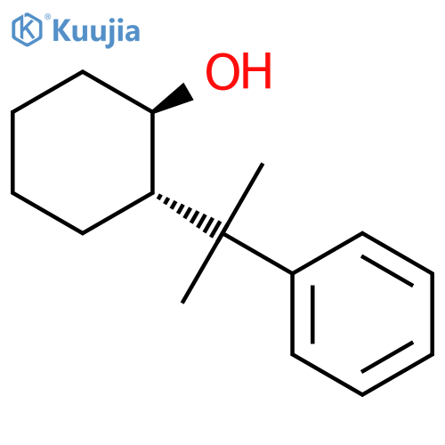 Cyclohexanol,2-(1-methyl-1-phenylethyl)-, (1R,2S)- structure