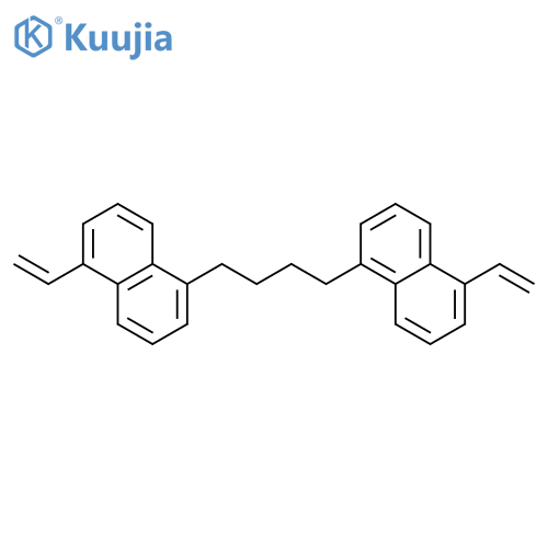 Naphthalene, 1,1'-(1,4-butanediyl)bis[5-ethenyl- structure