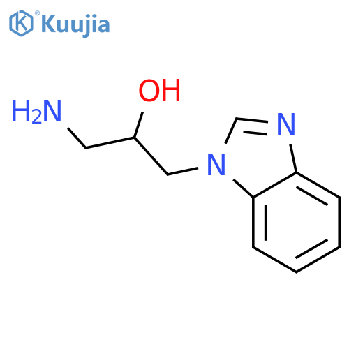 1-Amino-3-benzoimidazol-1-yl-propan-2-ol structure
