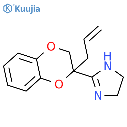 1H-Imidazole, 2-[2,3-dihydro-2-(2-propenyl)-1,4-benzodioxin-2-yl]-4,5-dihydro- structure