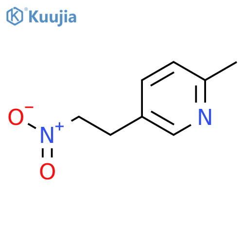 2-methyl-5-(2-nitroethyl)pyridine structure