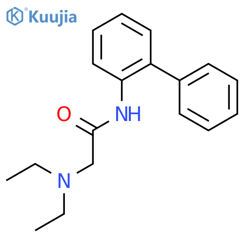 Acetamide,N-[1,1'-biphenyl]-2-yl-2-(diethylamino)- structure