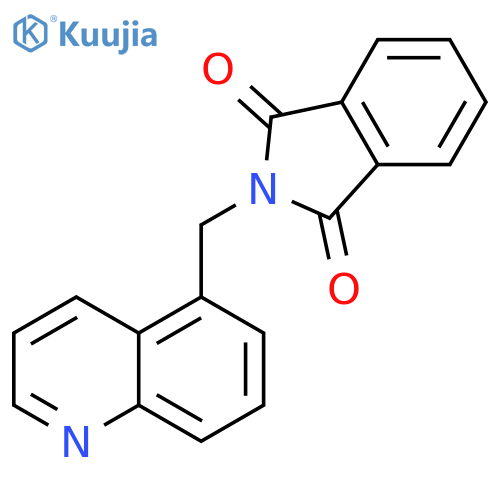 1H-Isoindole-1,3(2H)-dione, 2-(5-quinolinylmethyl)- structure