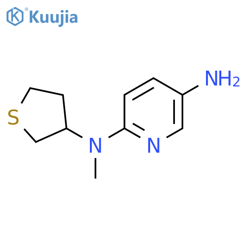 N2-Methyl-N2-(thiolan-3-yl)pyridine-2,5-diamine structure