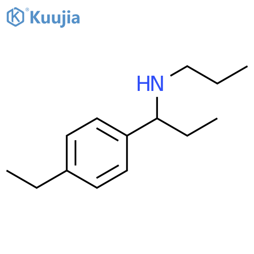 1-(4-ethylphenyl)propyl(propyl)amine structure