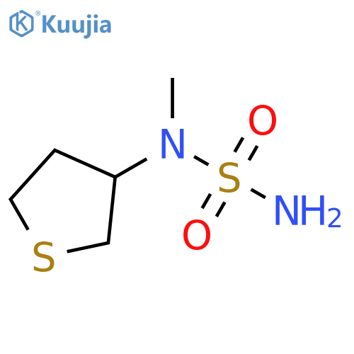 N-methyl-N-(thiolan-3-yl)aminosulfonamide structure