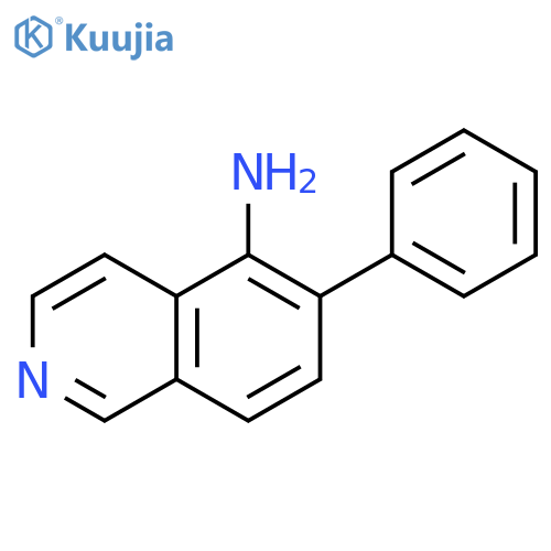 5-Isoquinolinamine, 6-phenyl- structure