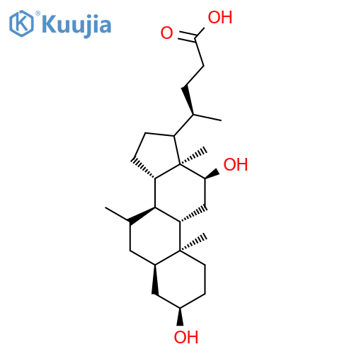 Cholan-24-oic acid,3,12-dihydroxy-7-methyl-, (3a,5b,12a)- (9CI) structure