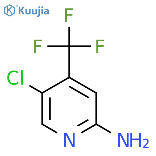 5-Chloro-4-(trifluoromethyl)pyridin-2-amine structure
