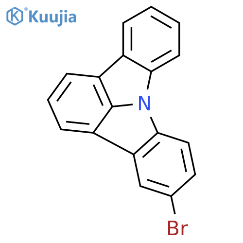 Indolo[3,2,1-jk]carbazole, 5-bromo- structure