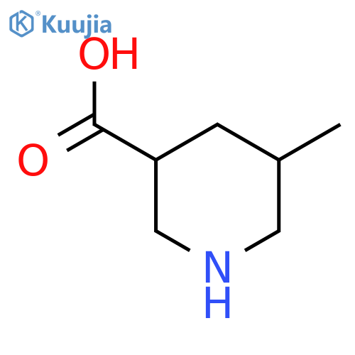 5-Methylpiperidine-3-carboxylic acid structure