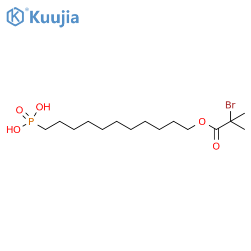 [11-[(2-Bromo-2-methylpropanoyl)oxy]undecyl]phosphonic Acid structure