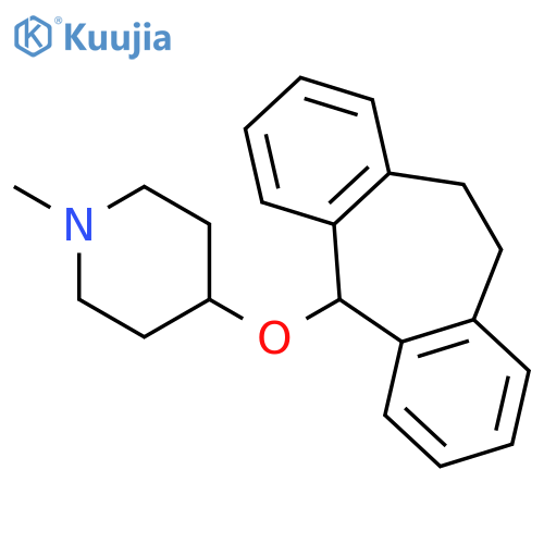 Piperidine,4-[(10,11-dihydro-5H-dibenzo[a,d]cyclohepten-5-yl)oxy]-1-methyl- structure