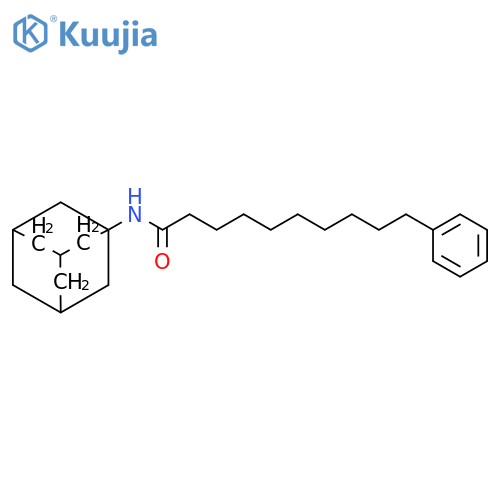 Benzenedecanamide, N-tricyclo[3.3.1.13,7]dec-1-yl- structure
