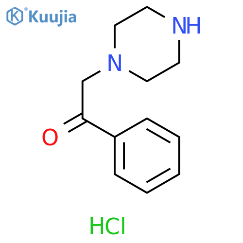 1-phenyl-2-piperazin-1-yl-ethanone;dihydrochloride structure
