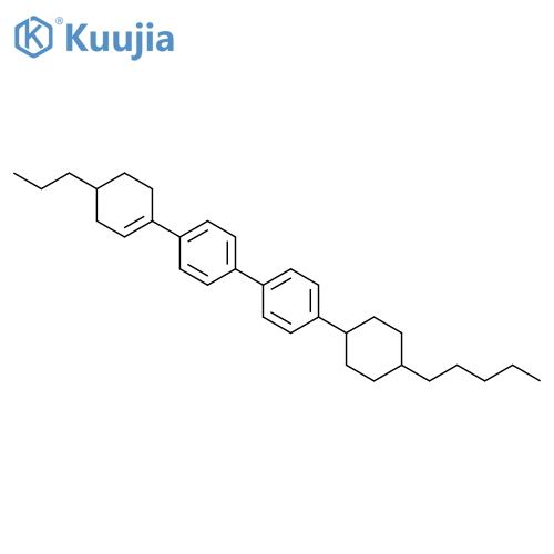 1,1'-Biphenyl, 4-(4-pentylcyclohexyl)-4'-(4-propylcyclohexenyl)- structure