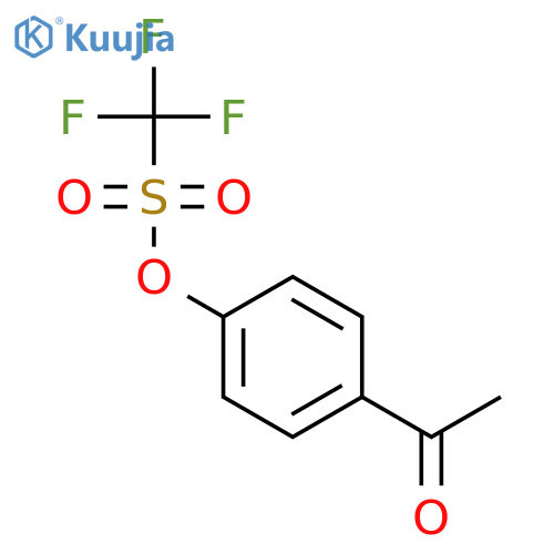 4-Acetylphenyl trifluoromethanesulfonate structure