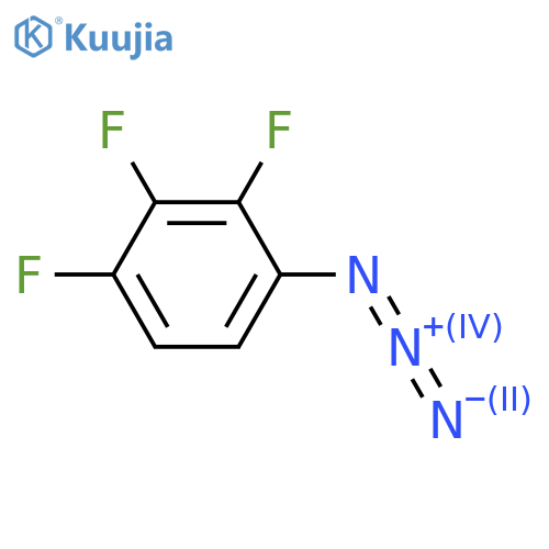 Benzene, 1-azido-2,3,4-trifluoro- structure