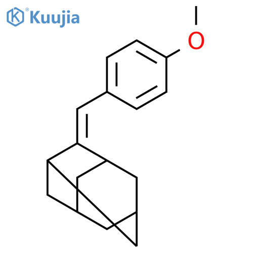 Tricyclo[3.3.1.13,7]decane, [(4-methoxyphenyl)methylene]- structure