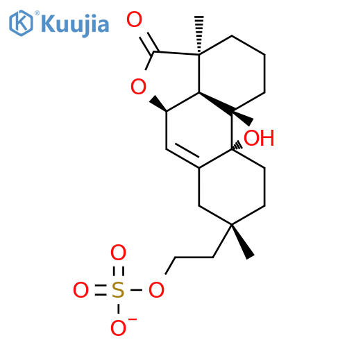 4H-Phenanthro[10,1-bc]furan-4-one,1,2,3,3a,5a,7,8,9,10,10a,10b,10c-dodecahydro-10a-hydroxy-3a,8,10b-trimethyl-8-[2-(sulfooxy)ethyl]-,(3aS,5aR,8S,10aR,10bS,10cR)- (9CI) structure