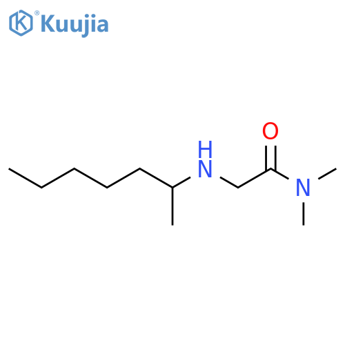 2-(heptan-2-yl)amino-N,N-dimethylacetamide structure