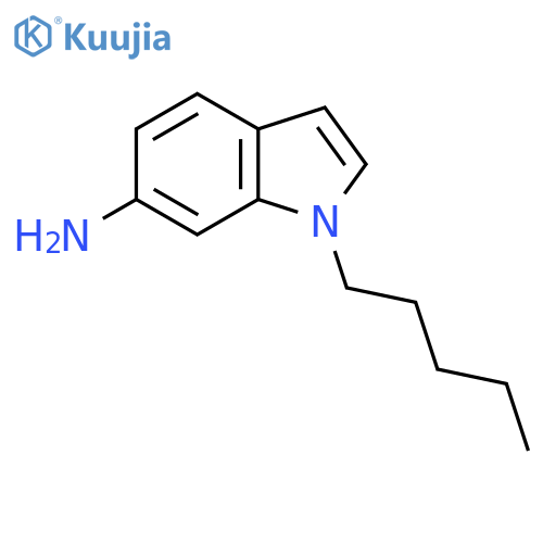 1-Pentyl-1H-indol-6-amine structure