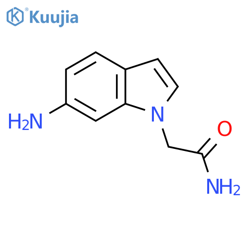 2-(6-Amino-1h-indol-1-yl)acetamide structure