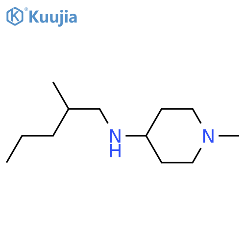 1-methyl-N-(2-methylpentyl)piperidin-4-amine structure