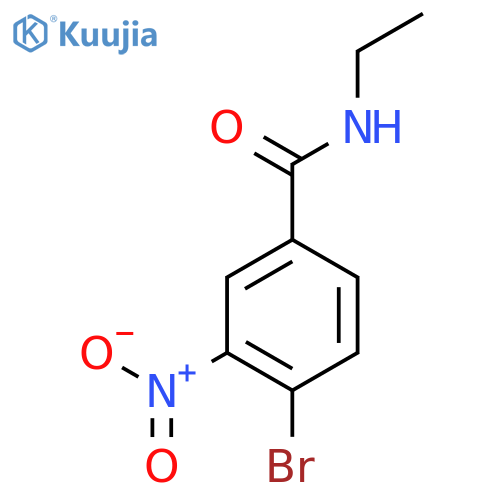 N-Ethyl 4-bromo-3-nitrobenzamide structure