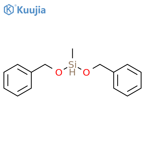 Silane, methylbis(phenylmethoxy)- structure