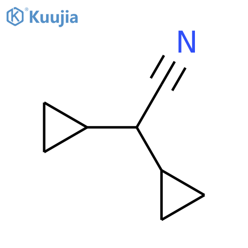 2,2-Dicyclopropylacetonitrile structure