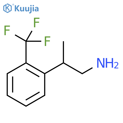 2-2-(trifluoromethyl)phenylpropan-1-amine structure
