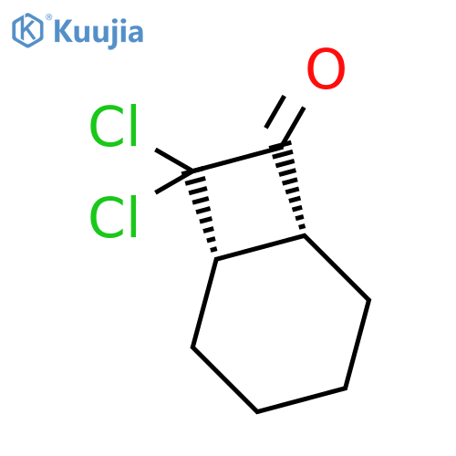 Bicyclo[4.2.0]octan-7-one, 8,8-dichloro-, cis-(±)- structure