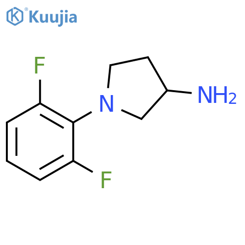 1-(2,6-difluorophenyl)pyrrolidin-3-amine structure