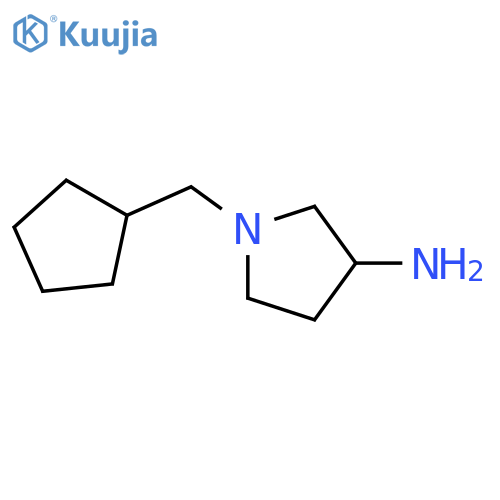 1-(cyclopentylmethyl)pyrrolidin-3-amine structure