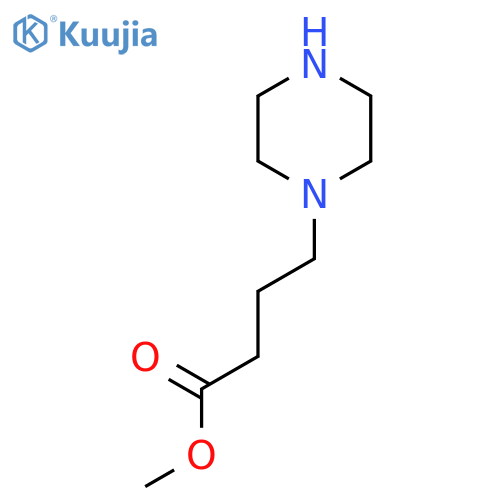 Methyl 4-(piperazin-1-yl)butanoate structure