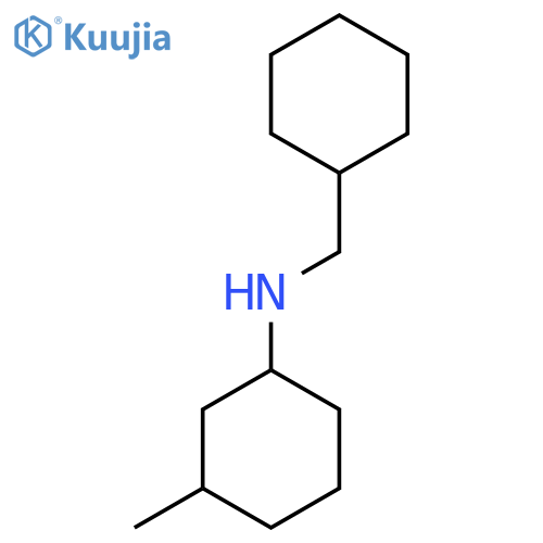 N-(Cyclohexylmethyl)-3-methylcyclohexan-1-amine structure