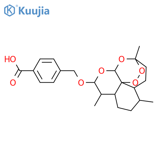 Benzoic acid,4-[[[(3R,5aS,6R,8aS,9R,10S,12R,12aR)-decahydro-3,6,9-trimethyl-3,12-epoxy-12H-pyrano[4,3-j]-1,2-benzodioxepin-10-yl]oxy]methyl]- structure