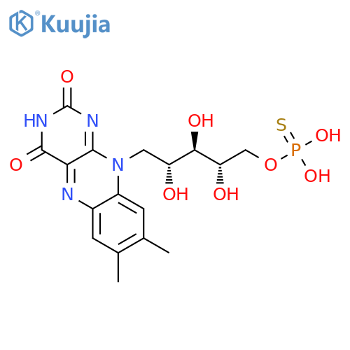 Riboflavin 5-phosphorothioate structure