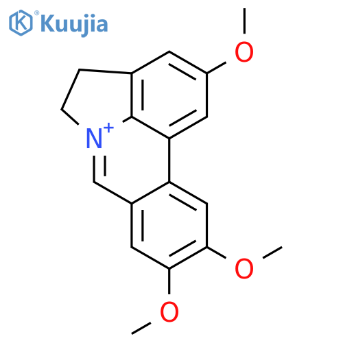 Pyrrolo[3,2,1-de]phenanthridinium,4,5-dihydro-2,9,10-trimethoxy- structure