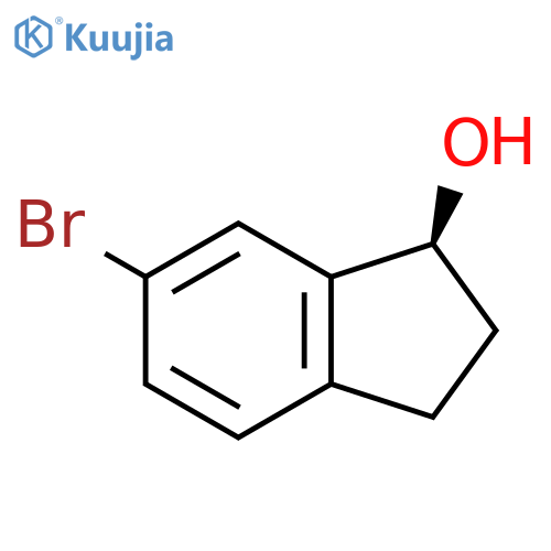 (1S)-6-bromo-2,3-dihydro-1H-inden-1-ol structure
