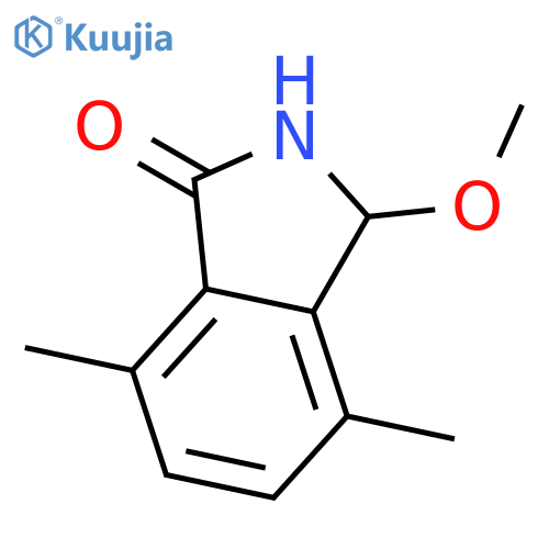 2,3-dihydro-3-methoxy-4,7-dimethyl-1H-Isoindol-1-one structure