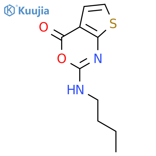 4H-Thieno[2,3-d][1,3]oxazin-4-one, 2-(butylamino)- structure