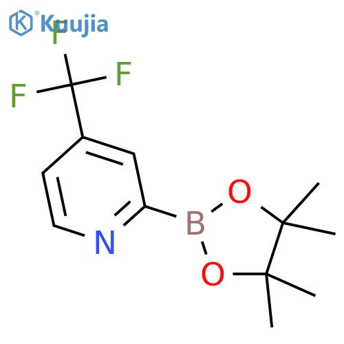 4-(Trifluoromethyl)pyridine-2-boronic acid pinacol ester structure