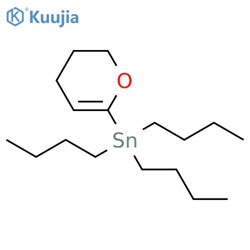 Stannane, tributyl(3,4-dihydro-2H-pyran-6-yl)- structure